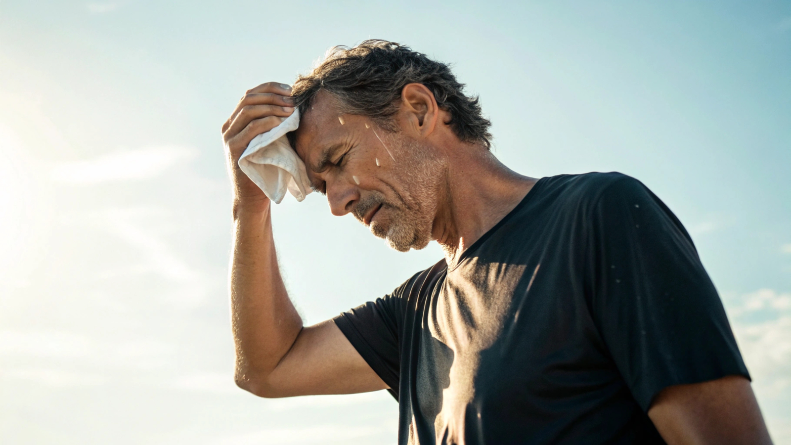 Pessoa usando roupas leves e ventiladas no verão para prevenir fungos na pele